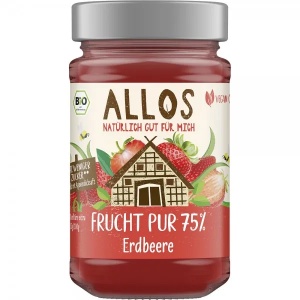 Dulceata de capsuni bio cu sirop de agave, 250g, Allos