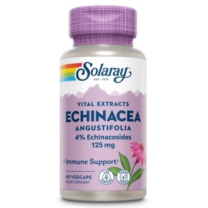 Echinacea Angustifolia 125mg, 60 capsule vegetale, Solaray