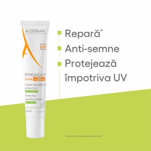 Epitheliale AH Ultra Crema reparatoare SPF50+, 40 ml, A-Derma - Img 3