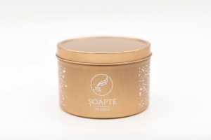 Exfoliant pentru corp Fior Original cu sclipici, 250 ml, Soapte pe piele