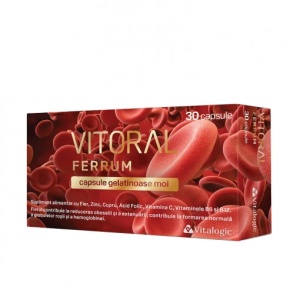 Ferrum, 30 capsule, Vitoral