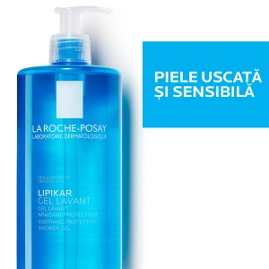 Gel de curatare calmant pentru pielea sensibila sau uscata Lipikar, 400ml, La Roche-Posay - Img 3