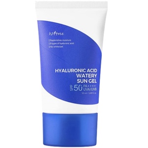Gel fata acid hialuronic Watery Sun SPF50, 50 ml, Isntree