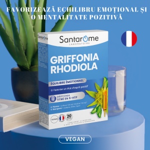 Griffonia Rhodiola, 10ml, 20 fiole, Santarome - Img 2