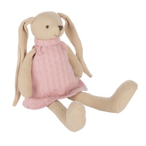 Jucarie moale Bunny roz +12l, 80/200, Canpol - Img 2