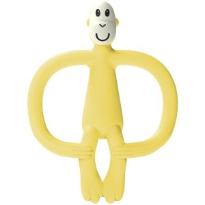 Jucarie pentru dentitie antibacteriana ,Maimutica galben, Matchstick Monkey - Img 2