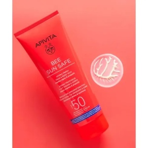 Lapte cu protectie solara SPF50 pentru corp si ten Bee Sun Safe, 100ml, Apivita - Img 3