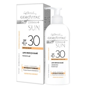 Lapte protectie solara SPF30 H3 Derma+ Sun Expert, 150ml, Gerovital - Img 2