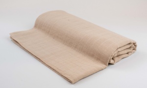 Muselina bumbac organic latte, 120cm x120cm, Little Prints
