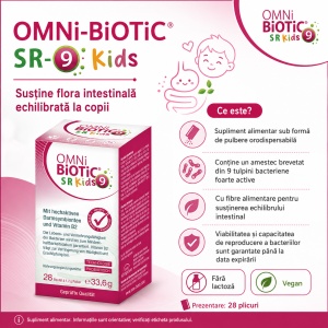 OmniBiotic SR-9 Kids, 28 Plicuri, Allergosan - Img 4