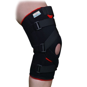 Orteza genunchi mobila cu insertii laterale si suport ligamente XXL, BRK2109, Med Tehnica