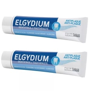 Pachet pasta de dinti antiplaca, 75ml, 2 bucati, Elgydium