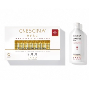 Pachet Tratament Crescina Transdermic Re-Growth HFSC 500 Woman, 20 fiole + Sampon Crescina Transdermic HFSC Woman, 200ml, Labo - Img 2