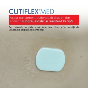 Pansament impermeabil steril Cutiflex Master-Aid, 5x7cm, 5 bucati, Pietrasanta Pharma - Img 2