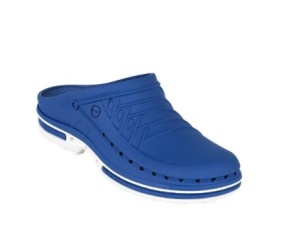 Papuci medicali autoclavabili Wock CLOG 07, marimea 43/44, albastru electric/alb, talpic polimeric - Img 3