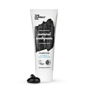 Pasta de dinti cu carbune, 75ml, Humble