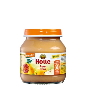 Piure ECO pere 4 luni+, 125 g, Holle