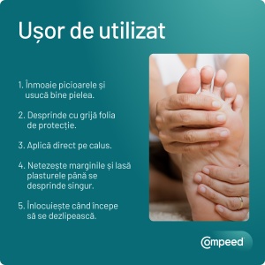 Plasturi pentru bataturi superficiale M, 6 bucati, Compeed - Img 5