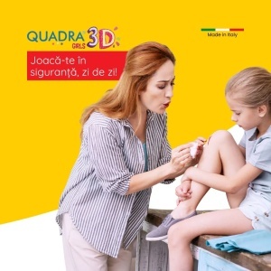 Plasturi pentru copii Quadra 3D Girls Master-Aid, 20 bucati, Pietrasanta Pharma - Img 4