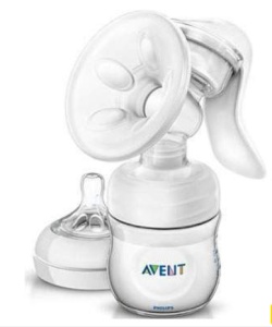 Pompa de san manuala cu biberon Natural SCF330/20, Philips Avent