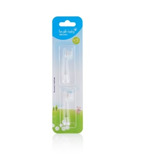 Rezerve pentru periuta de dinti electrica Babysonic, 0-18 luni, 2 bucati, Brush-baby
