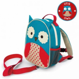 Rucsac cu centura de siguranta Zoo Bufnita, 1-4ani, 212204, Skip Hop