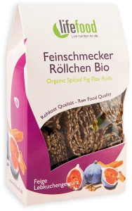 Rulouri raw eco din smochine si in, 80g, Lifefood