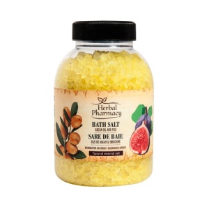 Sare de baie cu ulei de argan si smochine, 1200g, Green Pharmacy