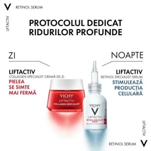 Ser antirid Liftactiv Retinol Specialist pentru riduri pronuntate, 30ml, VICHY - Img 5