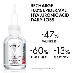 Serum pentru fata si zona ochilor Liftactiv Supreme HA Epidermic Filler, 30ml, Vichy - Img 2