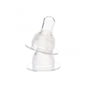 Set 2 tetine silicon super fin 0 luni+, Minut Baby - Img 3