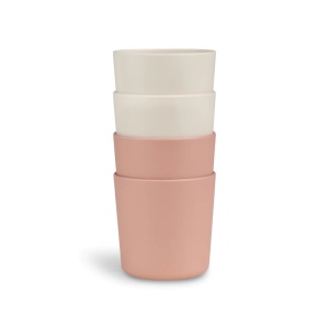 Set de pahare bio Pink/Cream, 4 bucati, Citron - Img 2