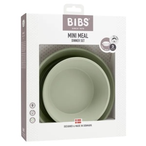 Set farfurie si bol cu capac Sage, Bibs - Img 2