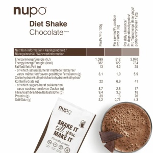 Shake dieta vegan ciocolata cu menta, 10 plicuri, Nupo - Img 2