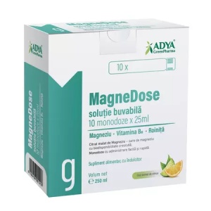 Solutie buvabila Magnedose, 10 monodoze, Adya Green Pharma