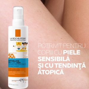 Spray invizibil Anthelios Dermo-Pediatrics UVMune SPF50+, 200ml, La Roche-Posay - Img 4