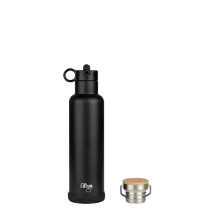 Sticla termos neagra cu pai, 750 ml, Citron - Img 3