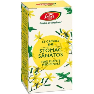 Stomac sanatos, D49, 63 capsule, Fares - Img 2