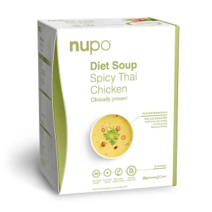 Supa de pui dieta picanta thailandeza, 12 plicuri, Nupo