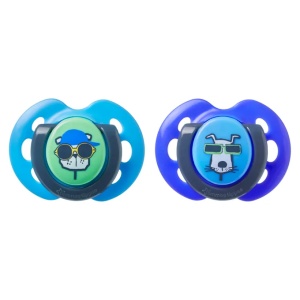 Suzeta ortodontica de zi Fun Style Pisica/Caine 0-6L, 2 bucati, TT 0175-2, Tommee Tippee - Img 2