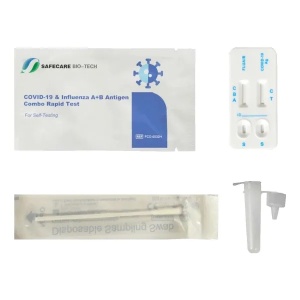 Test Rapid COVID-19 COMBO Influenza A+B Antigen, 1 bucata, Safecare - Img 2