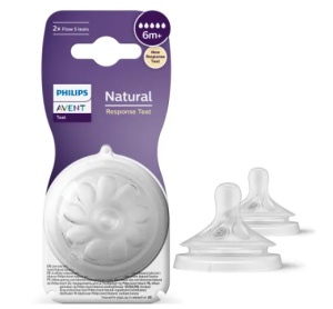 Tetina Natural Response 6m+, 2 bucati, SCY965/02, Avent