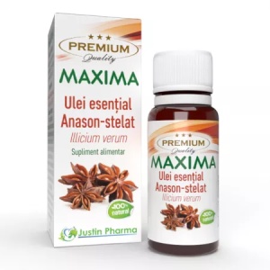 Ulei esential de anason stelat Maxima, 10ml, Justin Pharma