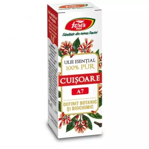Ulei esential de cuisoare A7, 10 ml, Fares - Img 2