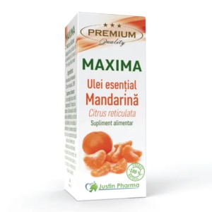 Ulei esential de mandarine, 10ml, Justin Pharma