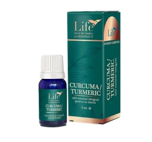 Ulei esential integral de Turmeric/Curcuma, 5 ml, Bionovativ