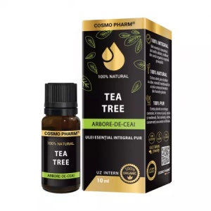 Ulei esential integral pur de arbore de ceai Tea Tree, 10ml, Cosmopharm