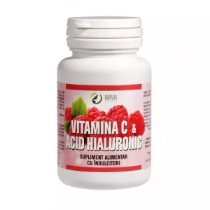 Vitamina C si Acid hialuronic, 30 comprimate, Adya Green Pharma