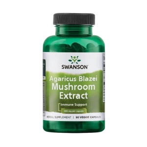 Agaricus Blazei Mushroom Extract, 500mg, 90 capsule, Swanson