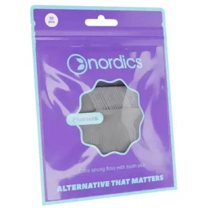 Ata dentara pe suport, cu scobitoare, 30 bucati, Nordics